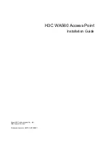 H3C WA560 Installation Manual preview