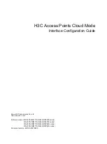 H3C WA6300 Series Interface Configuration Manual preview