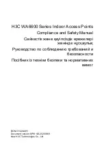 H3C WA6600 Series Compliance And Safety Manual preview