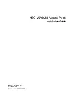 H3C WA6628 Installation Manual preview
