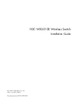 H3C WX3010E Installation Manual preview