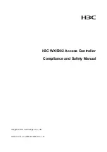 Preview for 1 page of H3C WX5002 Compliance And Safety Manual