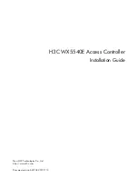 H3C WX5540E Installation Manual preview