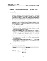 Предварительный просмотр 9 страницы H3C XE 200/2000 IP Operation Manual