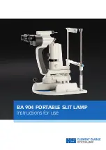 Preview for 1 page of Haag-Streit Clement Clarke Ophthalmic BA 904 Instructions For Use Manual