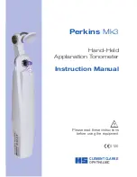 Предварительный просмотр 1 страницы Haag-Streit Perkins Mk3 Instruction Manual