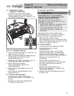 Предварительный просмотр 15 страницы Haaga 375 Original Operating Instructions