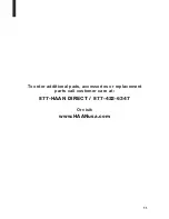 Предварительный просмотр 13 страницы Haan Agile SI-40 Instruction Manual