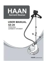 Haan GS-20 User Manual предпросмотр