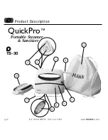 Предварительный просмотр 6 страницы Haan QUICKPRO TS-30 User Manual