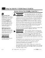 Preview for 8 page of Haan QUICKPRO TS-30 User Manual