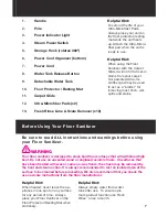 Предварительный просмотр 9 страницы Haan SI-35 Instruction Manual