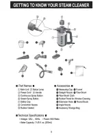 Preview for 4 page of Haan Steamer Cleaner HS-10 User Manual