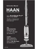 Haan VersaSteam Pro BS-20 Instruction Manual preview