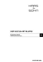 Preview for 1 page of HAAS + SOHN HSP 6 537.08-WT RLU/PGI Equipment Sheet