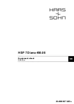 HAAS + SOHN HSP 7 Diana 450.08 Equipment Sheet preview