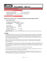 Haas HS-3 Installation Instructions Manual preview