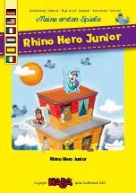Haba My Very First Games Rhino Hero Junior Rulebook preview