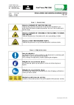 Preview for 12 page of Habasit PM-1306 General Manual