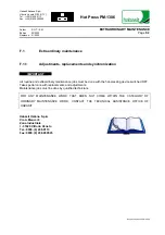 Preview for 59 page of Habasit PM-1306 General Manual