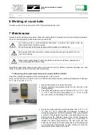 Preview for 14 page of Habasit PQ-01 Use And Maintenance Manual