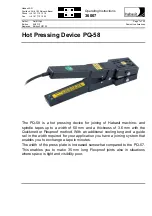 Habasit PQ-58 User Manual preview