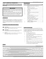 Preview for 2 page of HABCO SE40e Safety, Installation And Instruction Manual