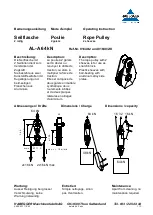 Habegger AL-A 64 kN Operating Instruction preview