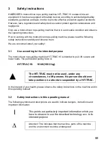 Preview for 59 page of Habegger HIT-TRAC 16 E Original Operating Instructions