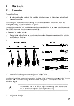 Preview for 67 page of Habegger HIT-TRAC 16 E Original Operating Instructions