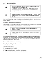 Preview for 69 page of Habegger HIT-TRAC 16 E Original Operating Instructions