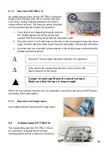 Preview for 73 page of Habegger HIT-TRAC 16 E Original Operating Instructions