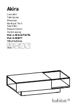 Habitat Akira 803422 Manual preview