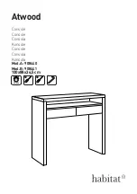 Habitat Atwood 908440 Manual preview