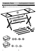 Preview for 3 page of Habitat Austin Dining Table Extension AUST-ET-SS20-A Assembly Instructions Manual