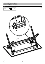 Preview for 9 page of Habitat Austin Dining Table Extension AUST-ET-SS20-A Assembly Instructions Manual