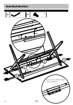 Preview for 10 page of Habitat Austin Dining Table Extension AUST-ET-SS20-A Assembly Instructions Manual