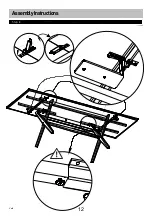 Preview for 12 page of Habitat Austin Dining Table Extension AUST-ET-SS20-A Assembly Instructions Manual