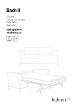 Preview for 1 page of Habitat Bach II 809018 Manual