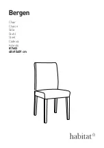 Preview for 1 page of Habitat Bergen 817603 Manual