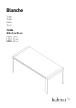 Habitat Blanche 910556 Manual preview