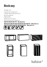 Preview for 1 page of Habitat Bocksey 902196 Manual