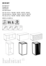 Habitat BOCKSEY 965 099 Manual preview