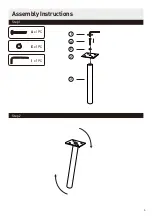 Preview for 5 page of Habitat BONNY BONNY-ST-AW17-A Assembly Instructions Manual