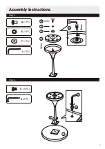 Preview for 7 page of Habitat BONNY BONNY-ST-AW17-A Assembly Instructions Manual