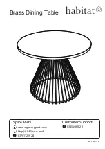 Habitat Brass 940/1284 Manual preview