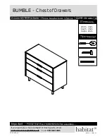 Habitat BUMBLE BUMB-CD-AW17-A Assembly Instructions Manual preview