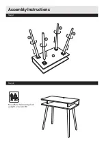 Preview for 4 page of Habitat CATO. DESK Assembly Instructions