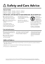 Preview for 2 page of Habitat Chicago 303/3359 Manual