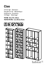 Habitat Cleo 910750 Manual preview